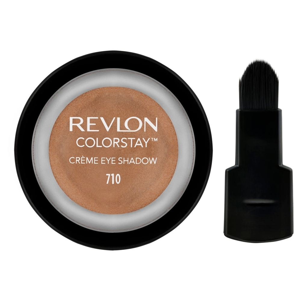 4 x Revlon Waterproof Matte and Shimmer Cream Eyeshadow, 710 Caramel